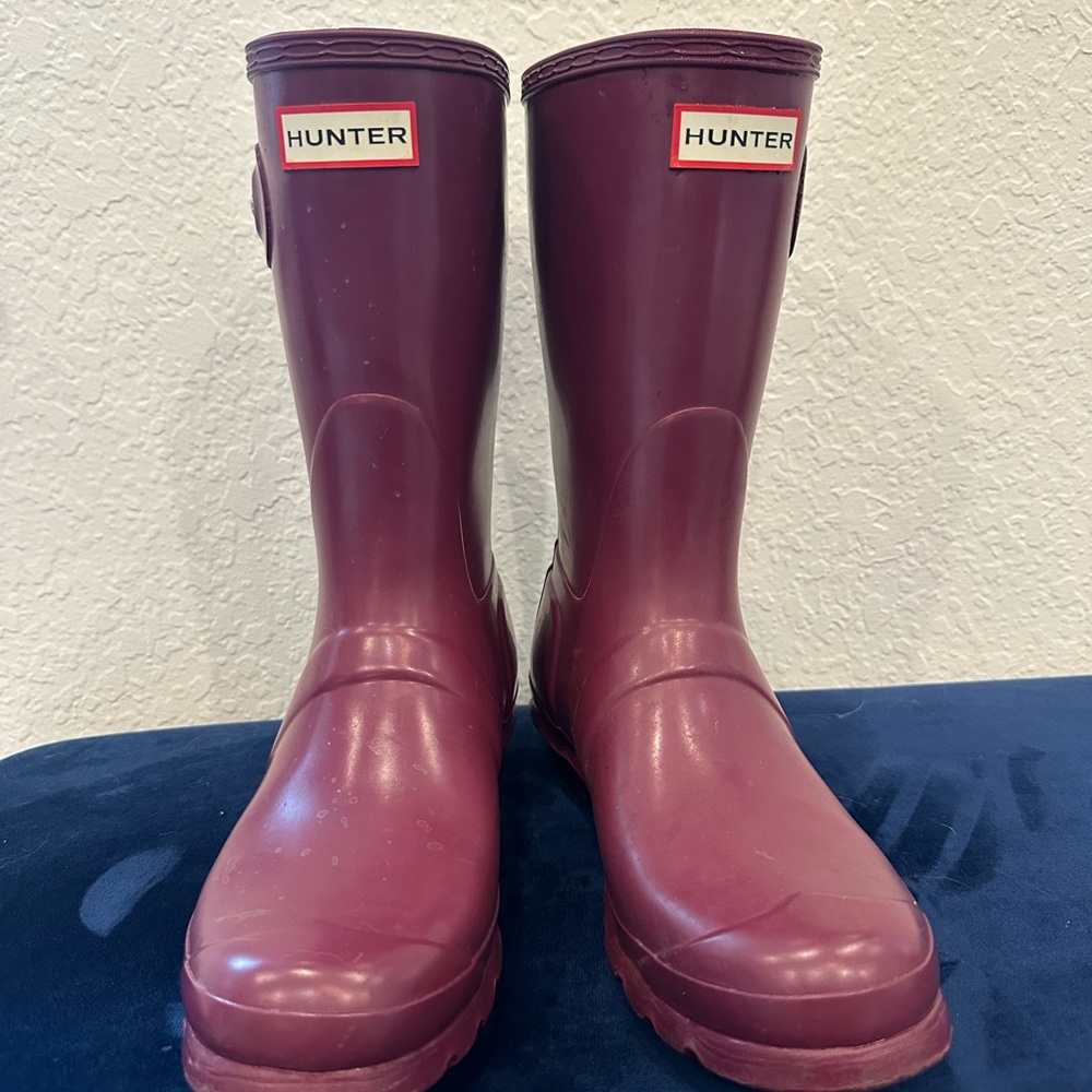 Hunter Women's Winter & Rain Boots - Burgundy